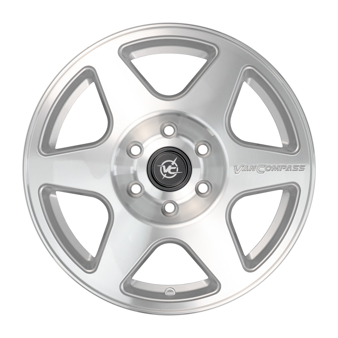 SLICE - 17x8" WHEEL in POLISHED MACHINED by VAN COMPASS