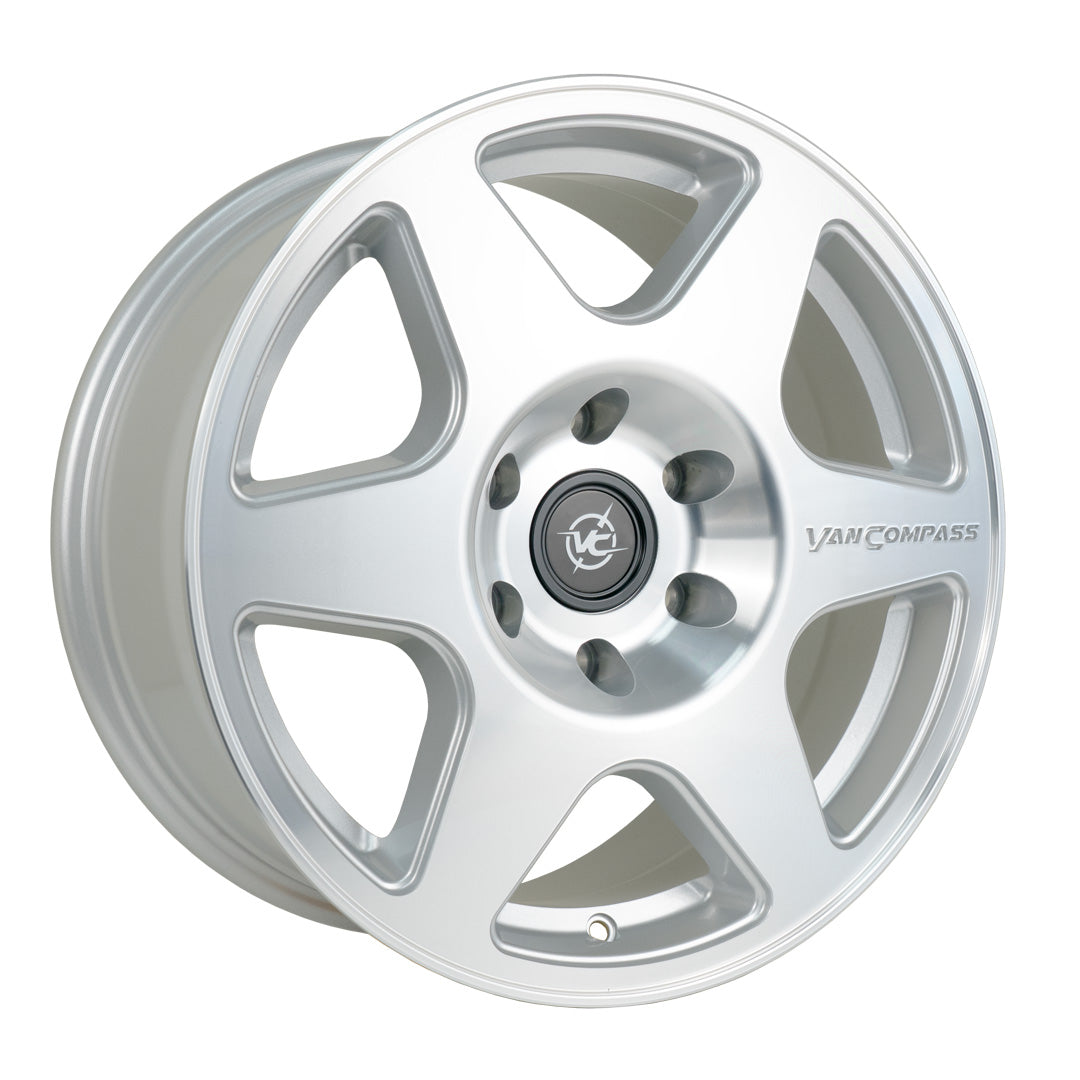 SLICE - 17x8" WHEEL in POLISHED MACHINED by VAN COMPASS