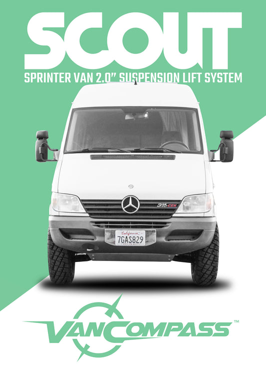 Van Compass 2" Scout Suspension Lift Now Available for 1994-2006 Mercedes Sprinter