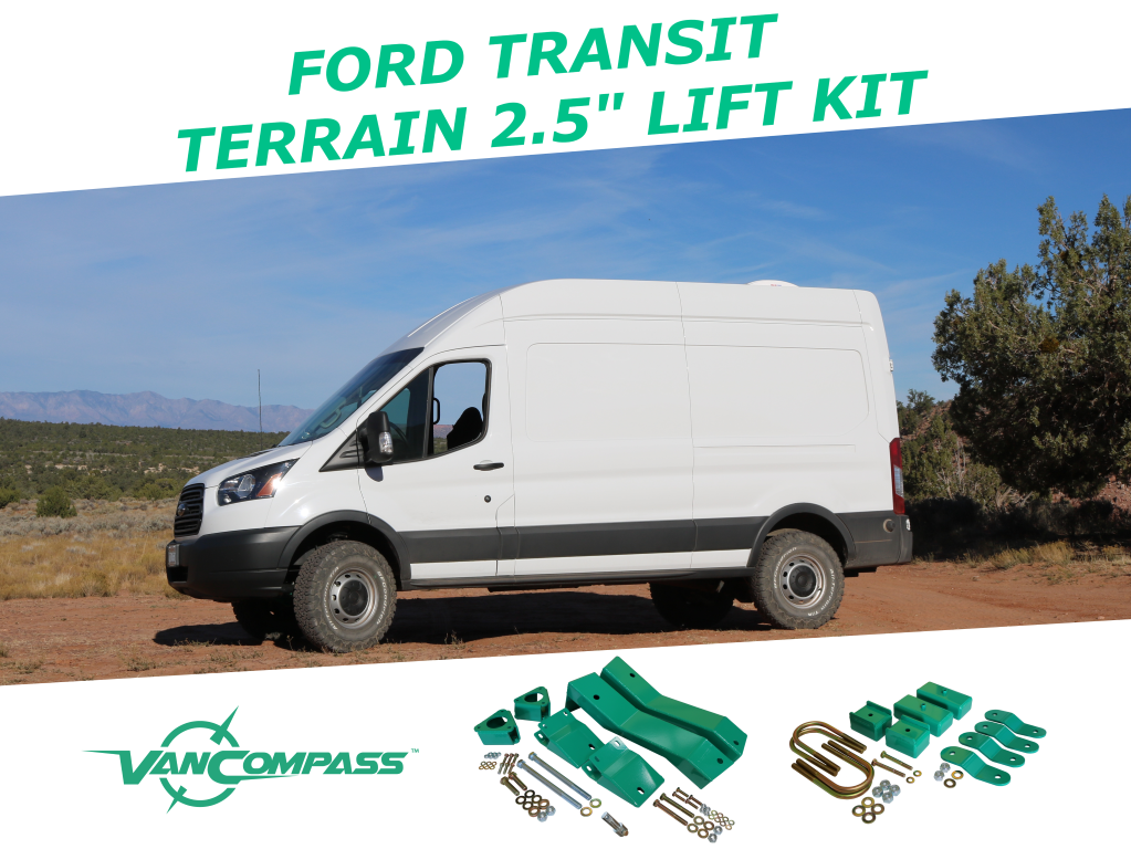 Ford Transit Terrain 2.5" lift kit - Now available for pre-order