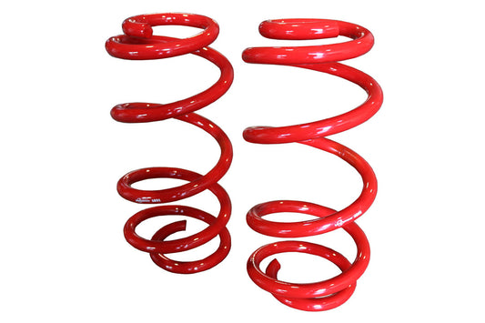FRONT 1" LIFT COIL SPRINGS - RED, HEAVY DUTY - TRANSIT (2013+ SINGLE OR DUAL REAR WHEEL) by VAN COMPASS