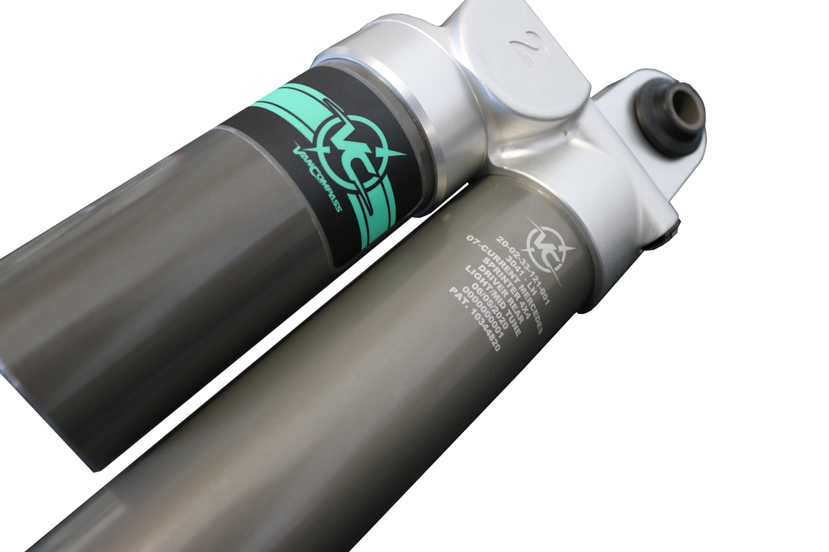 Van Compass Falcon 3.3 Sp2 Fast Adjust Shocks, Mid/Heavy Tune, Rear, Sprinter 2500 4X4/Awd, Pair