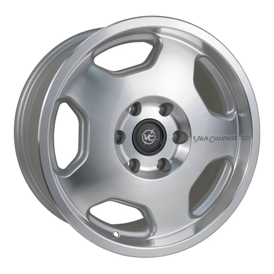 CHUNK - 17x8" WHEEL in POLISHED MACHINED by VAN COMPASS