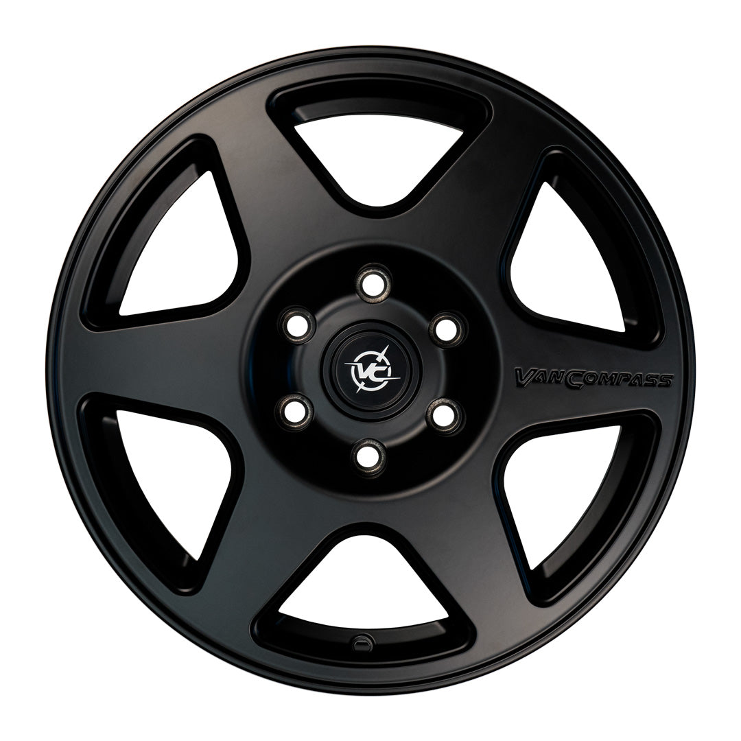 SLICE - 17x8" WHEEL in SATIN BLACK by VAN COMPASS