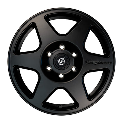 SLICE - 17x8" WHEEL in SATIN BLACK by VAN COMPASS