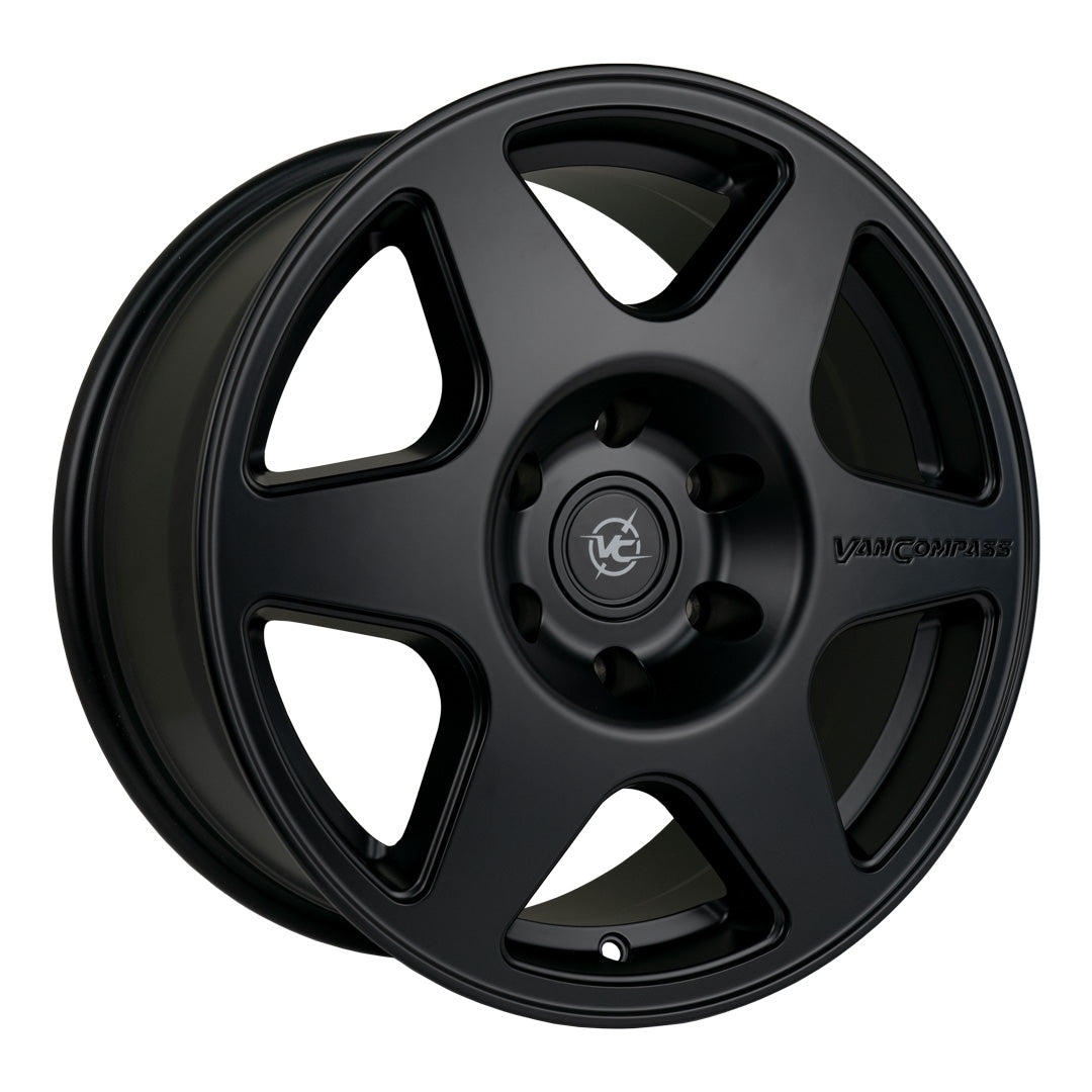 SLICE - 17x8" WHEEL in SATIN BLACK by VAN COMPASS