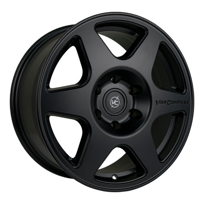 SLICE - 17x8" WHEEL in SATIN BLACK by VAN COMPASS
