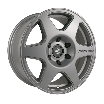 SLICE - 17x8" WHEEL in SATIN TITANIUM by VAN COMPASS