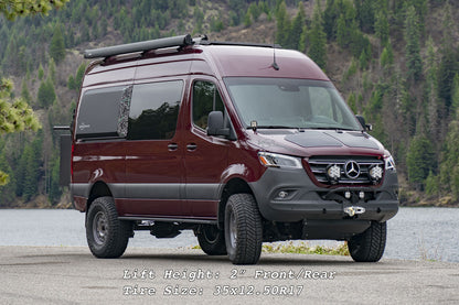 STAGE 6.3 SYSTEM, 2" LIFT - SPRINTER 4X4 (2019-2022 2500 ONLY) by VAN COMPASS