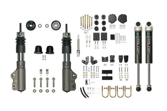 STAGE 4 SYSTEM WITH STRUTS, 2" LIFT - SPRINTER 2WD (2019+ 3500) by VAN COMPASS