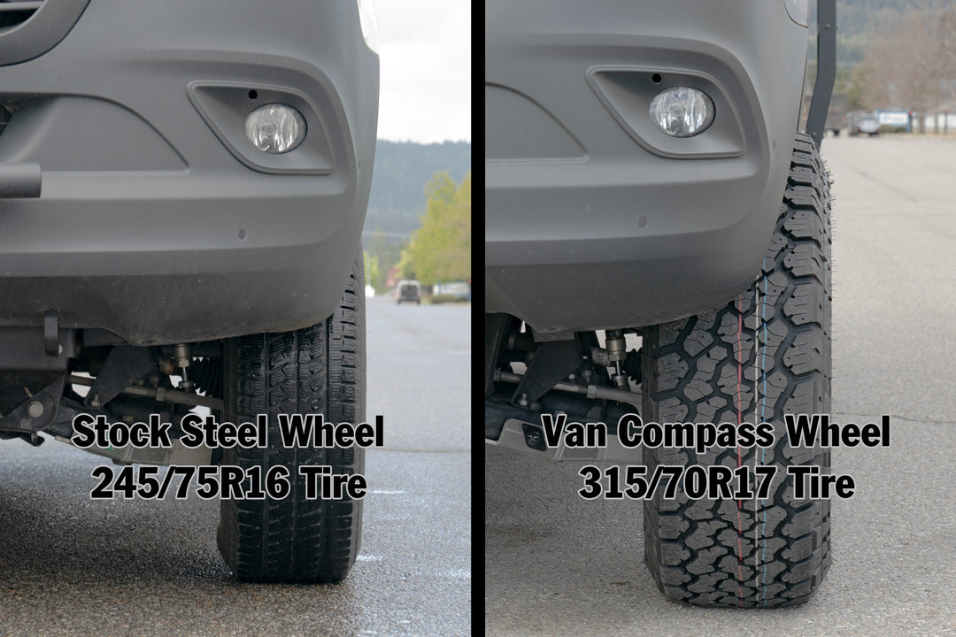 CHUNK - 17x8" WHEEL in SATIN BLACK by VAN COMPASS
