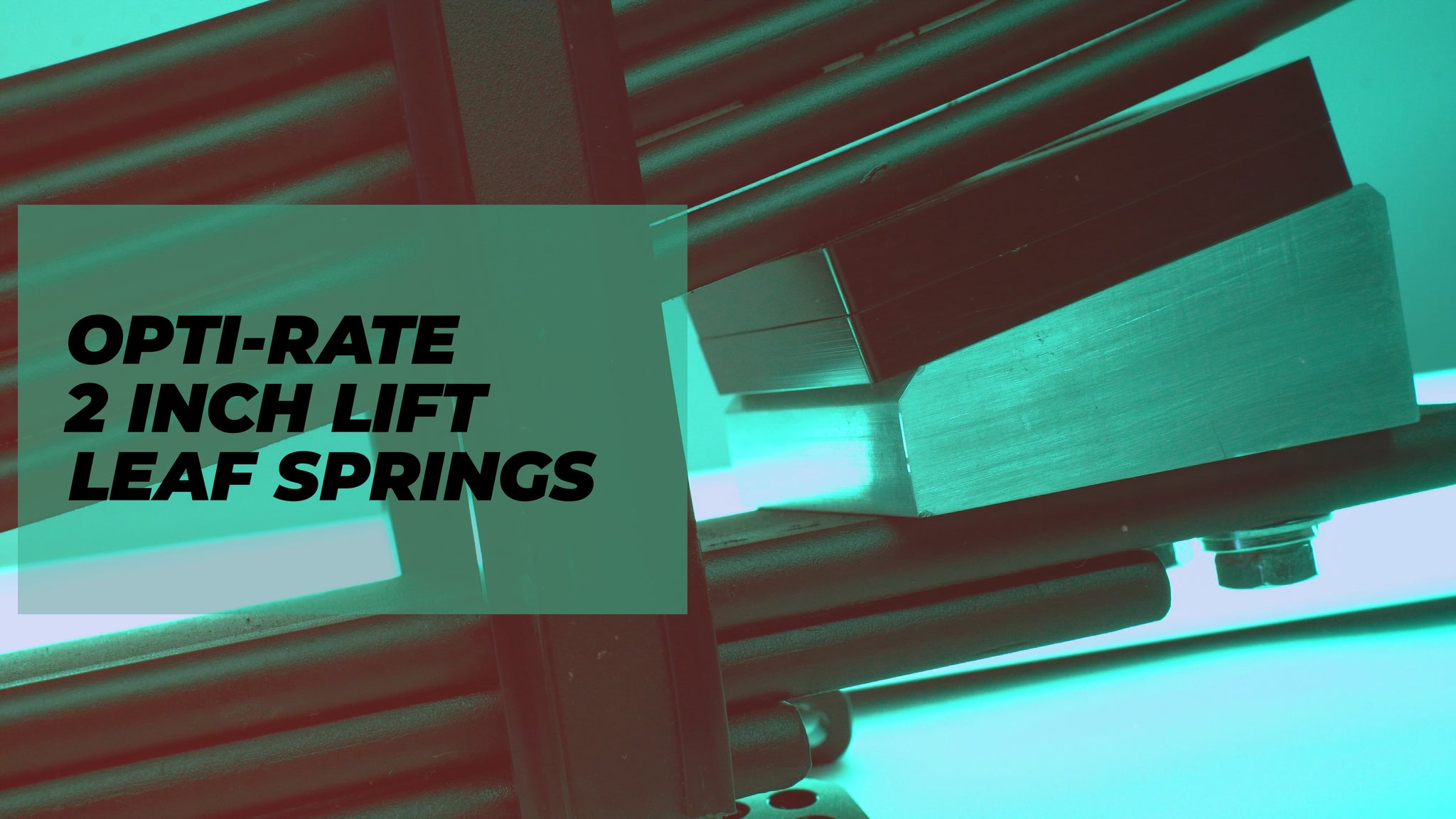 Opti-rate spring is made up of 3 distinct parts: the main springs in the primary stage, a 3-leaf secondary stage, and the Adjustable Preload Spacers (APS).