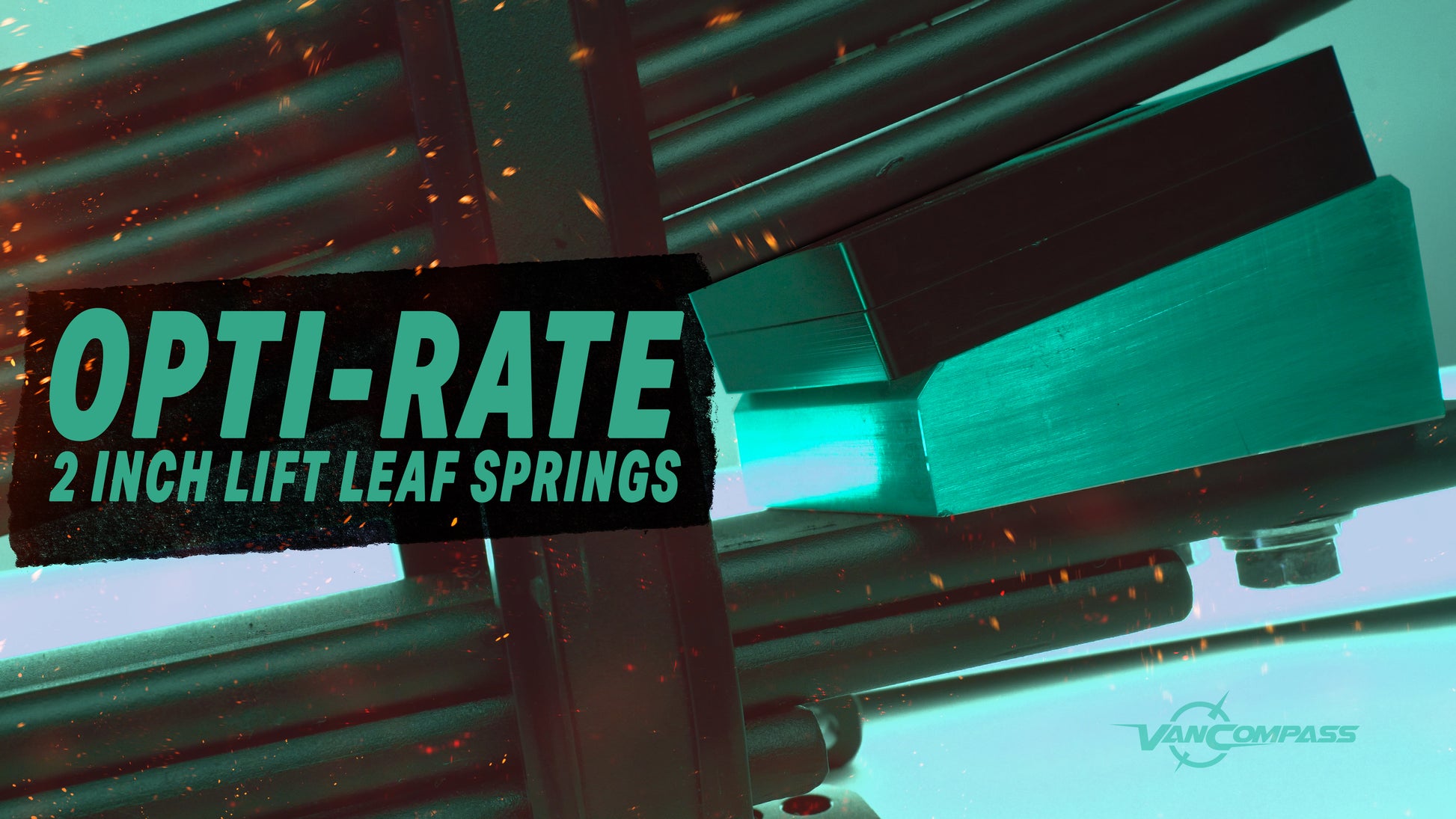 Opti-rate spring is made up of 3 distinct parts: the main springs in the primary stage, a 3-leaf secondary stage, and the Adjustable Preload Spacers (APS).