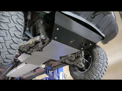 FUEL TANK SKID PLATE, S&B EXTENDED RANGE COMPATIBLE - SPRINTER 4X4 AND AWD (2019-UP) by VAN COMPASS