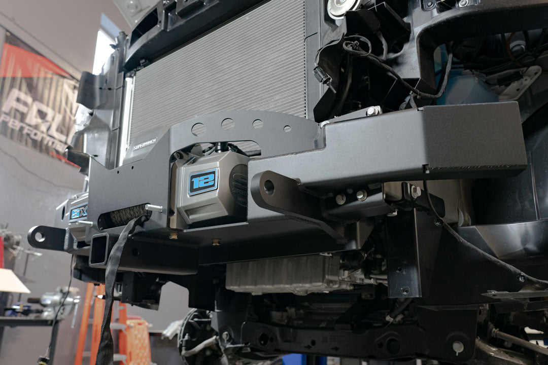 FRONT WINCH MOUNT WITH BULL BAR - SPRINTER (2019-UP) by VAN COMPASS ...