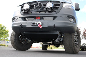 Mercedes sprinter font hidden winch bumper