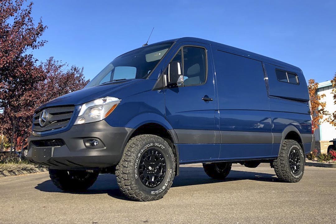 STAGE 4 SYSTEM, 2" LIFT - SPRINTER 2WD (2007-2018 2500) by VAN COMPASS, NO STRUTS